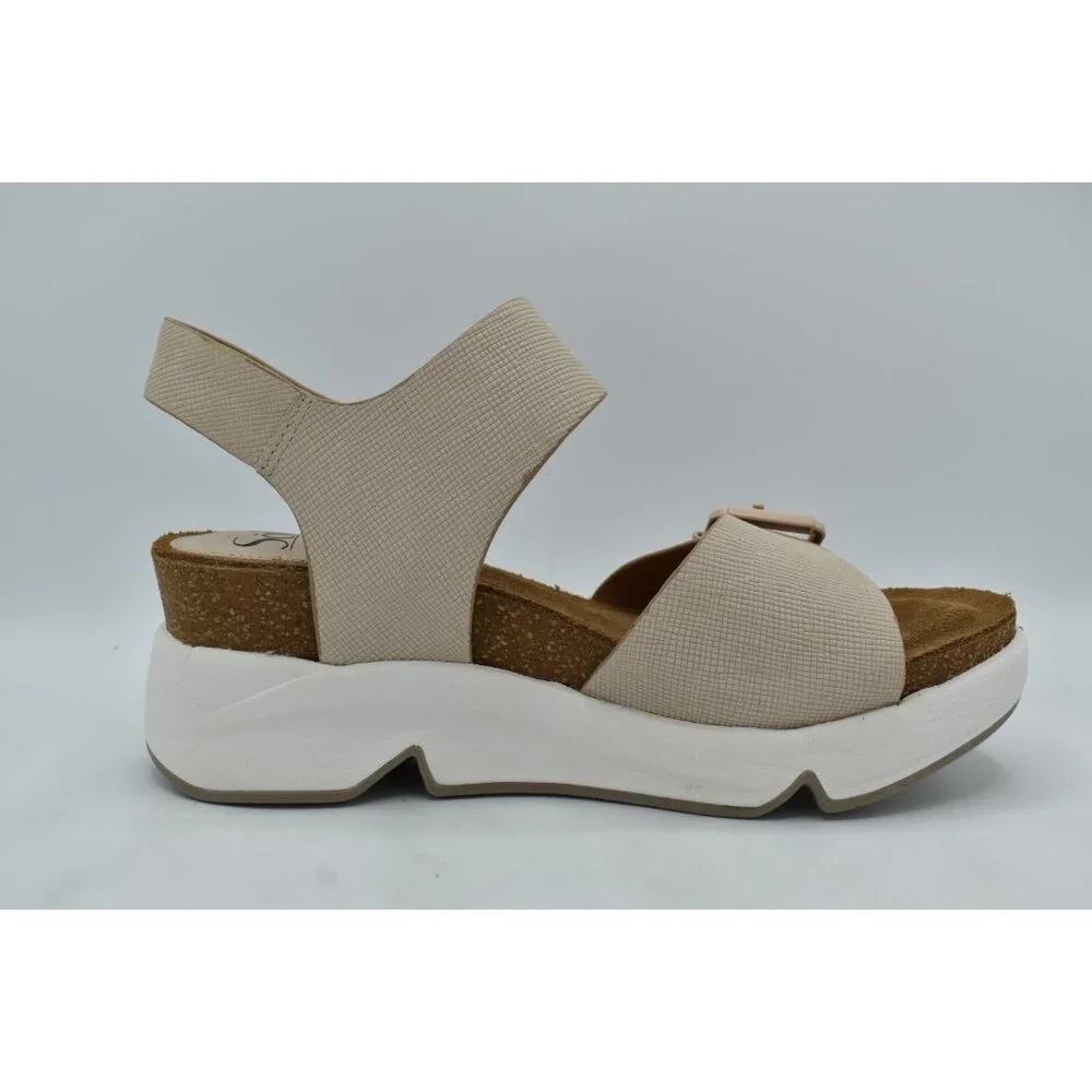Sofft Womens‎ Size 9 Castello Tapioca Grey Leather Sporty Sandals Shoes